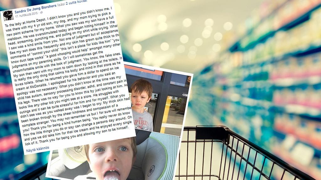 Amerikkalaisnaisella oli liikuttava kohtaaminen paikallisessa rautakaupassa.