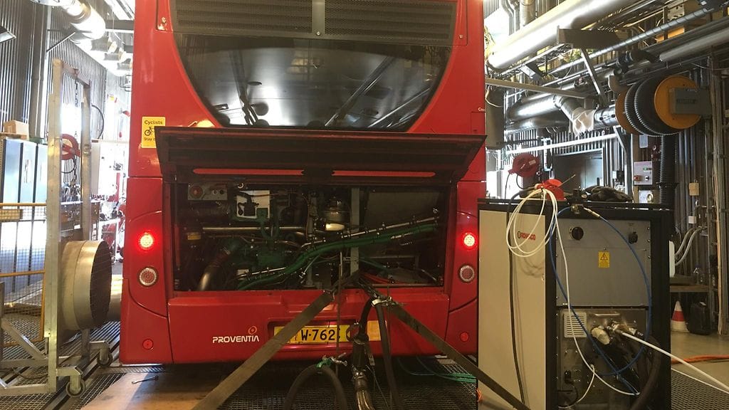 Bussit, päästöt, pakokaasut, päästömittaus