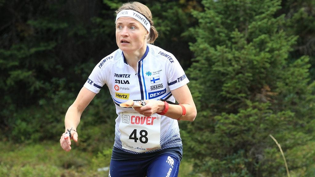 Merja Rantanen nosti ankkuriosuudella Suomen voittoon (arkistokuva).