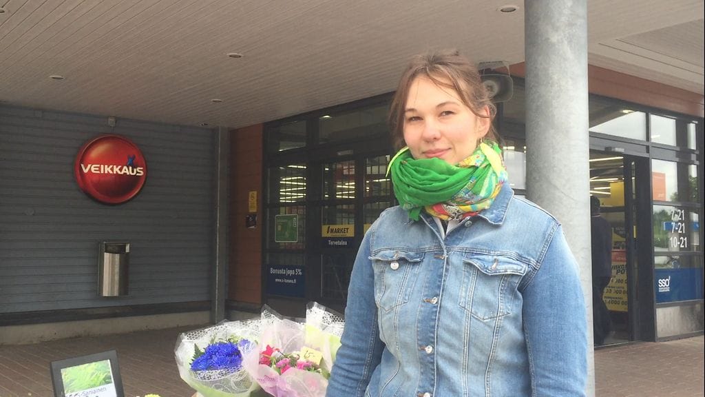 Kukkakauppias Sanna Niinistö