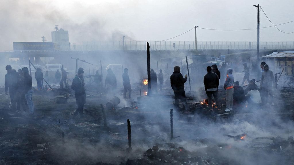 Calaisin 'Junglessa' on ollut aiemminkin tulipaloja.