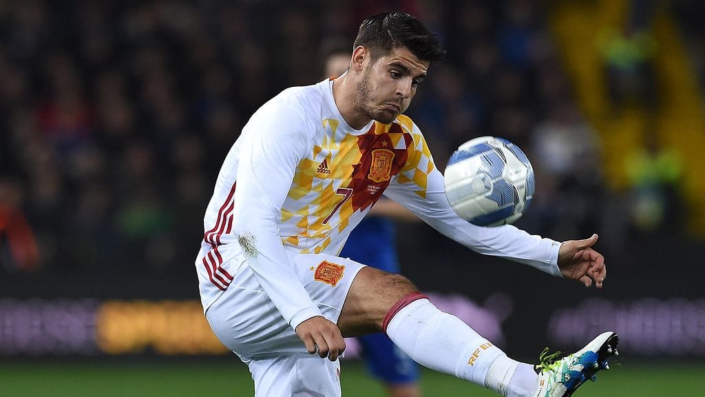 Juventuksen Alvaro Moratalla on iso vastuu Espanjan hyökkäyksestä.