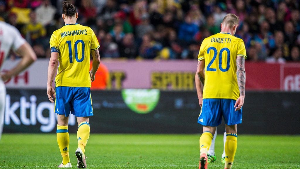 Zlatan Ibrahimovic saattaa saada John Guidettin rinnalleen EM-kisoissa.