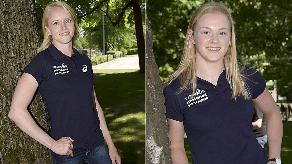 Minna Nikkanen ja Wilma Murto.