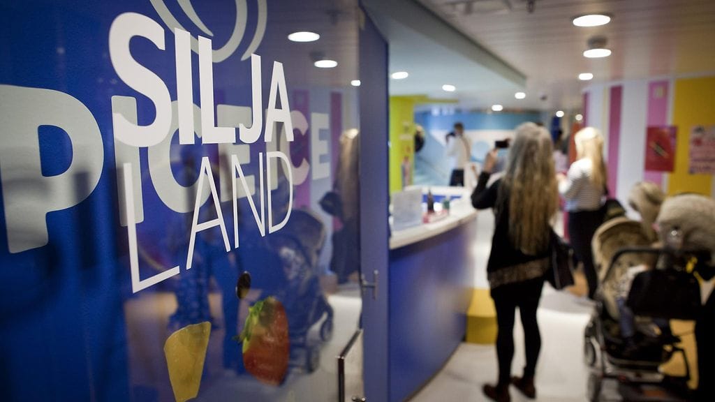 Myös Silja Symphonyn lasten leikkipaikka Silja Land oli väliaikaisesti suljettu perusteellisen desifioinnin ajan.