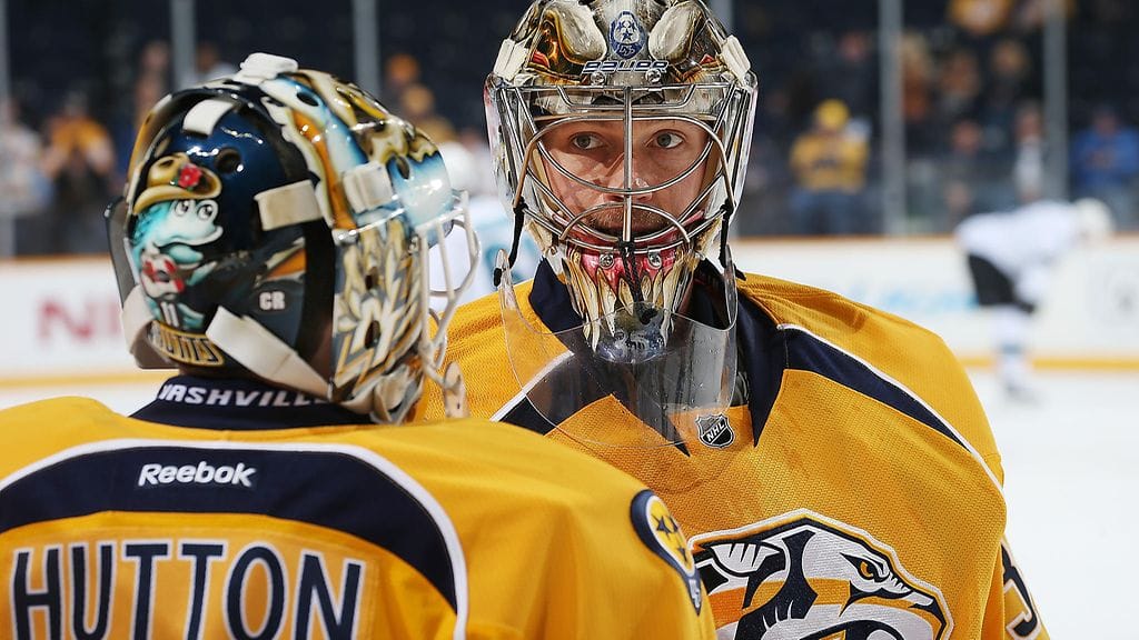 Carter Hutton ja Pekka Rinne: hyvät kaverit, mutta...