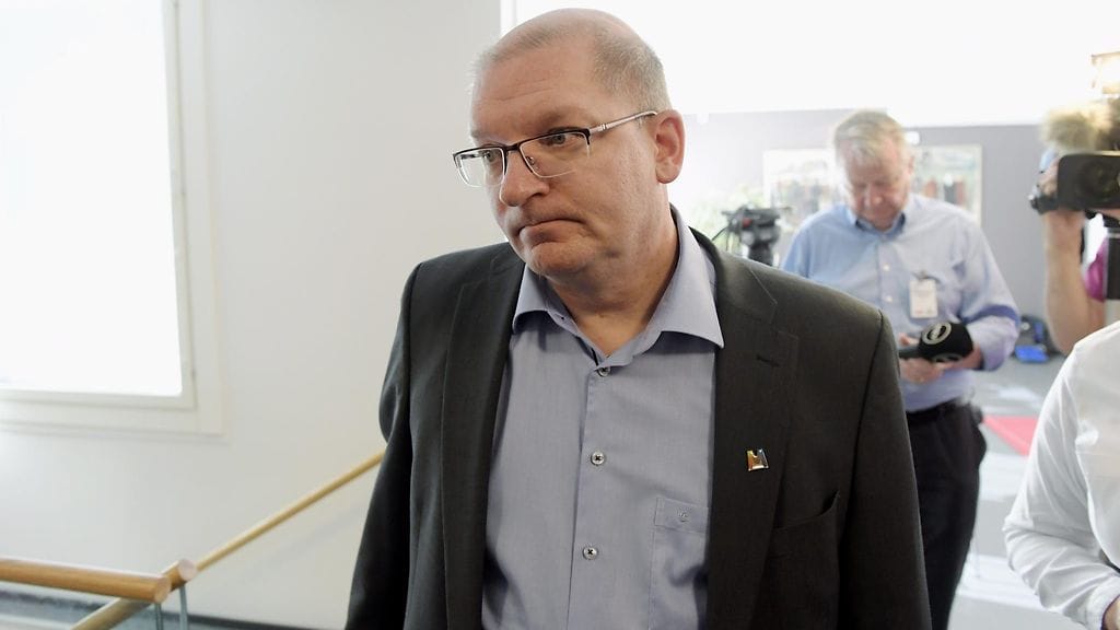 Metalliliiton puheenjohtaja Riku Aalto.