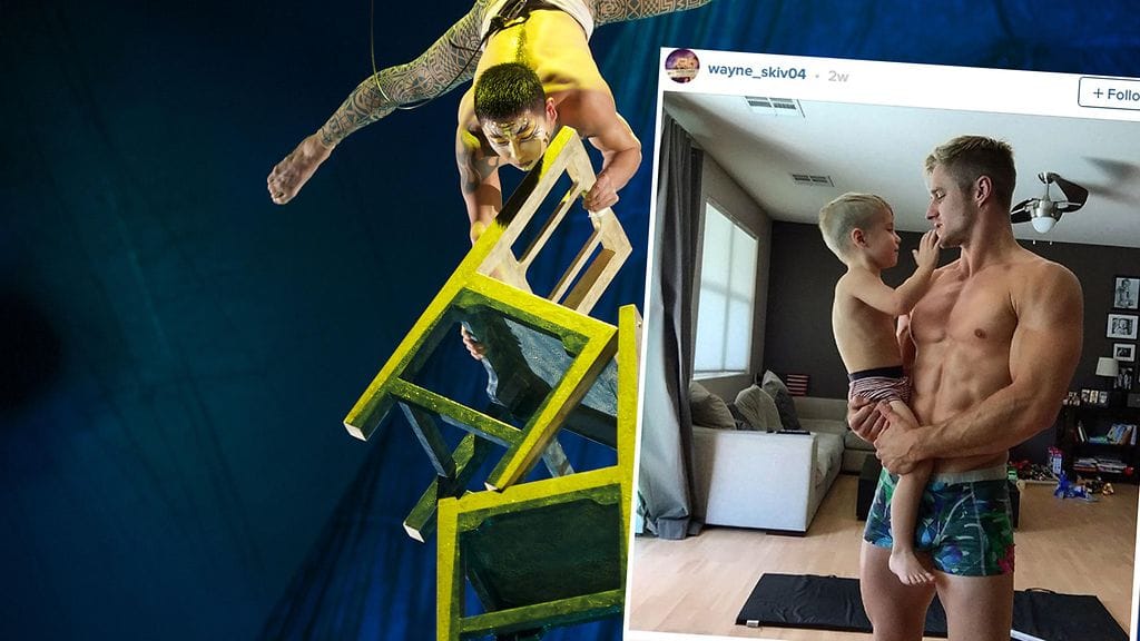 Kuvakaappaus Instagramista. Kuvan sirkustaiteilija ei liity tapaukseen.