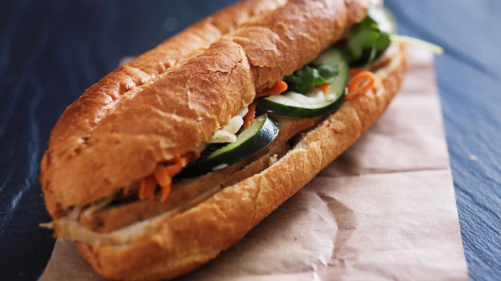 vietnamilainen voileipa, banh mi