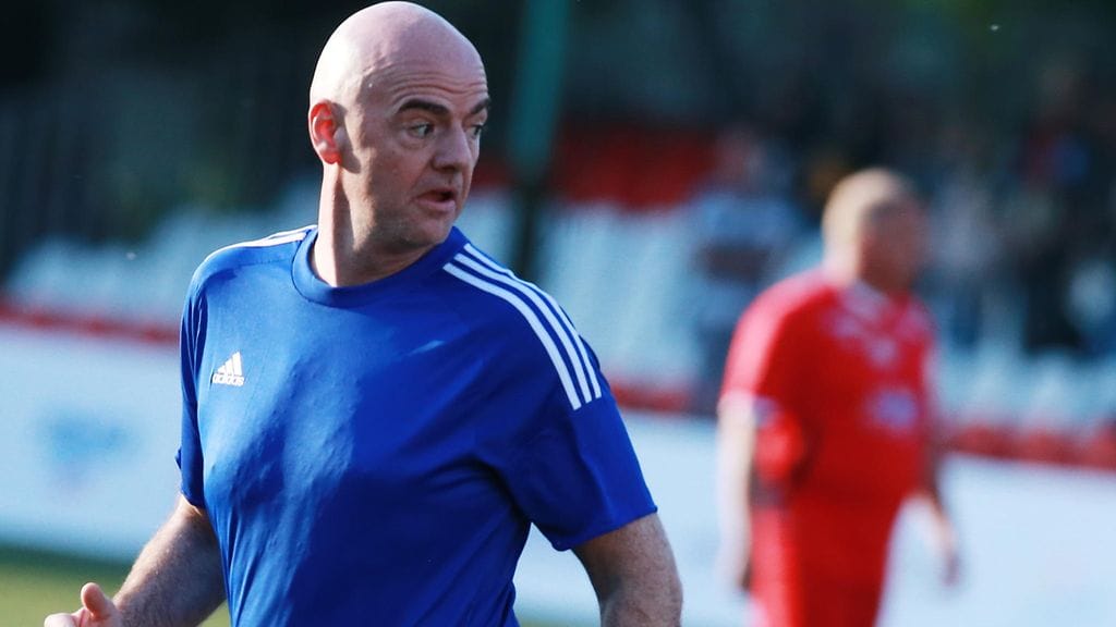 Gianni Infantino valittiin Fifan puheenjohtajaksi helmikuussa.