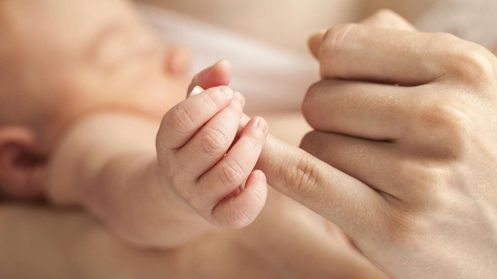 Vastasyntynyt lapsi.