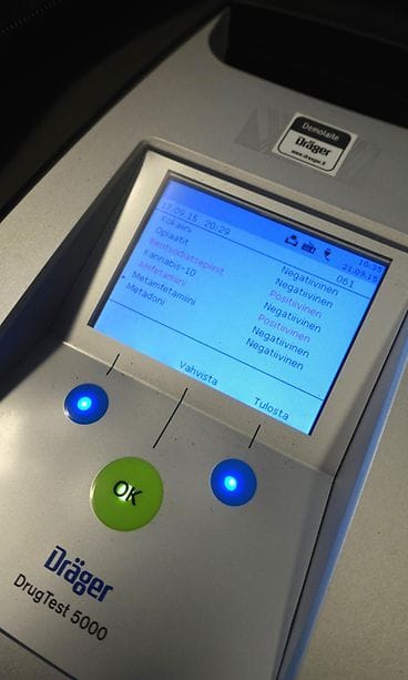 Dräger DrugTest 5 000 -huumepikatesti2