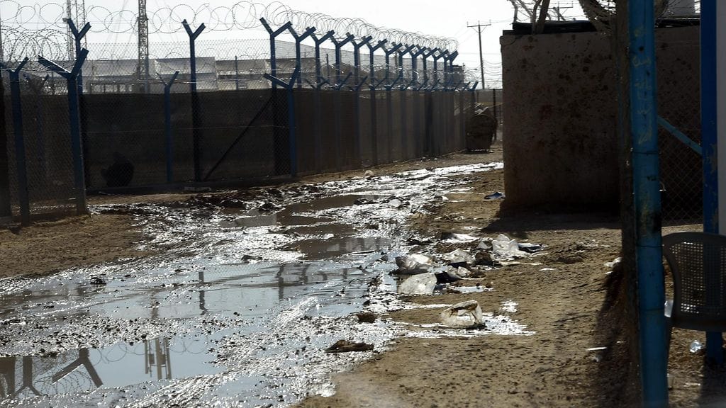 Arkistokuva. Katu Zaatarin pakolaisleirillä Jordaniassa tiistaina 21. tammikuuta 2014.