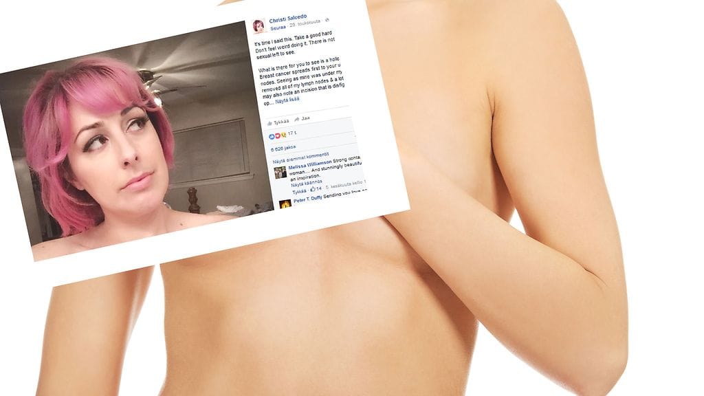 Christi Salcedo muistuttaa, että päällepäin ihmisestä ei voi tietää, mitä tämä käy läpi.