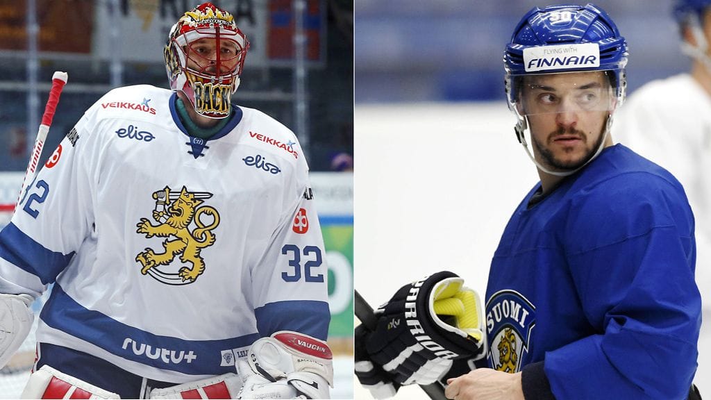 Niklas Bäckström ja Juhamatti Aaltonen ovat tuttuja pelaajia Leijonista.