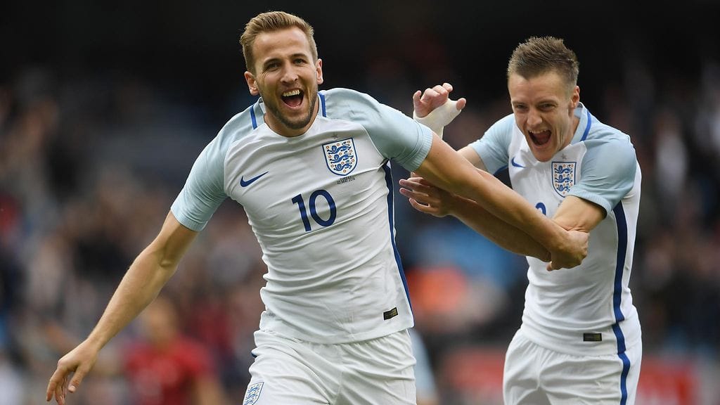 Heiltä odotetaan maaleja: Harry Kane, Jamie Vardy