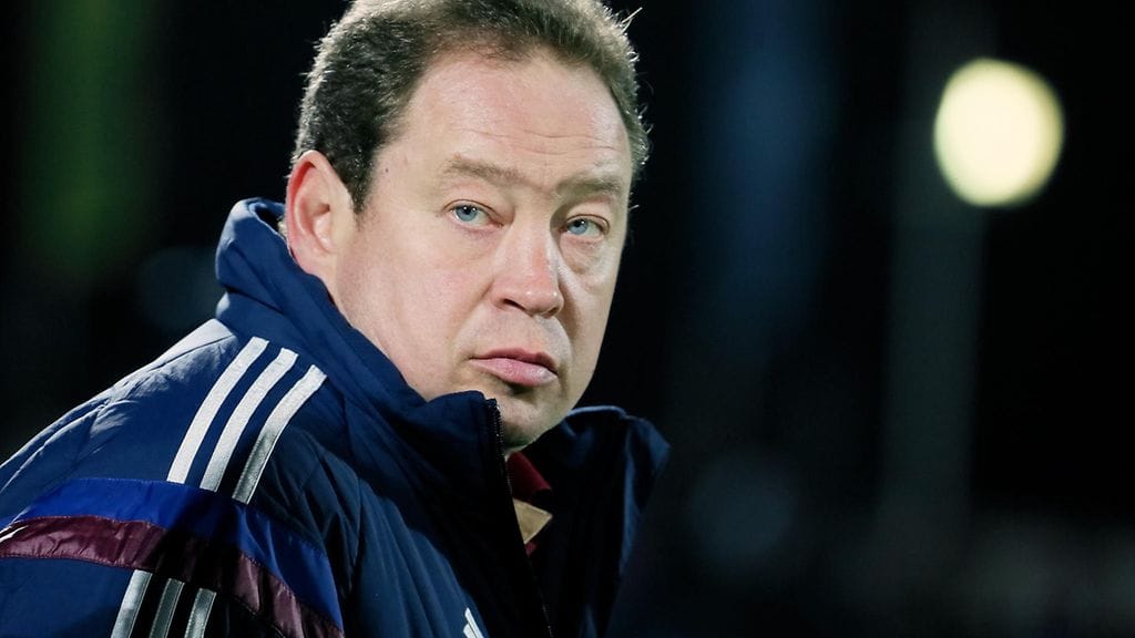 Venäjä päävalmentaja Leonid Slutsky.