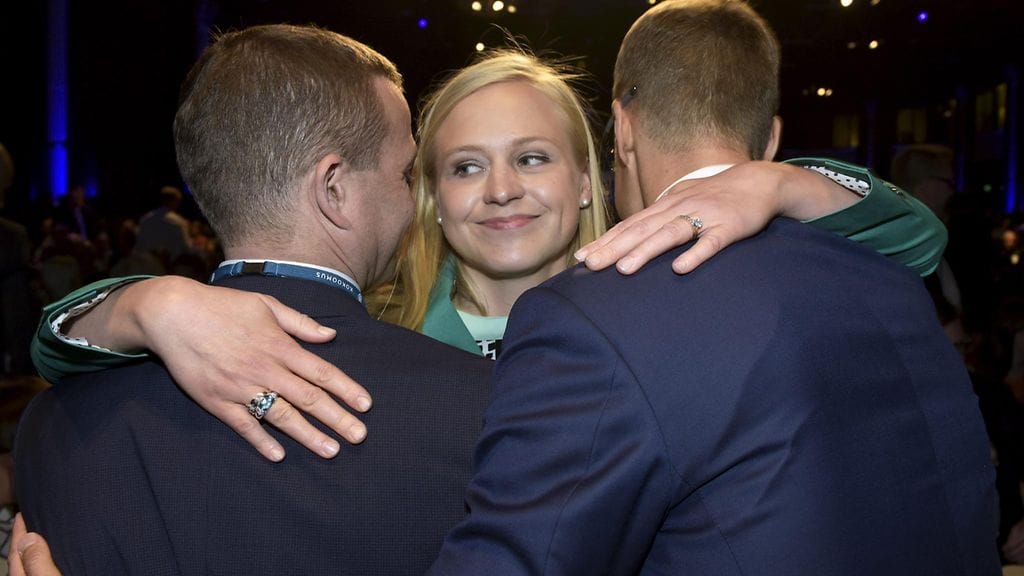 Elina Lepomäki jäi kolmanneksi kokoomuksen puheenjohtajavaalissa.