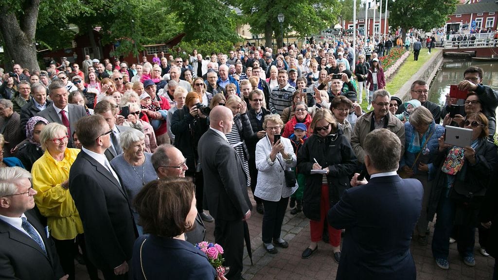 presidenttipari niinistö naantali yleisö