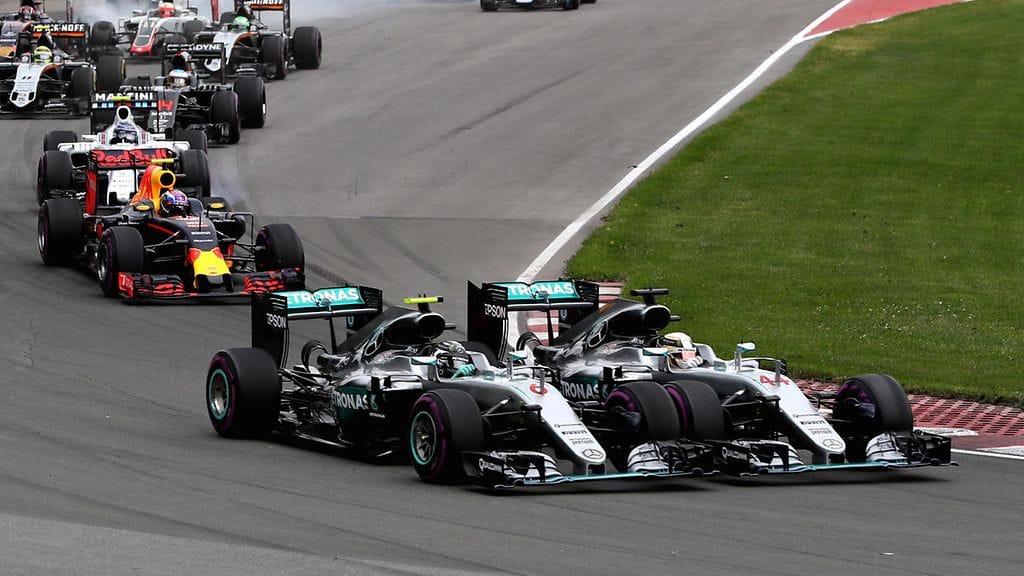 Nico Rosberg ja Lewis Hamilton