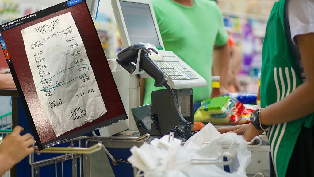 Kassalla kannattaa pitää suu supussa, niin välttyy lisämaksuilta...