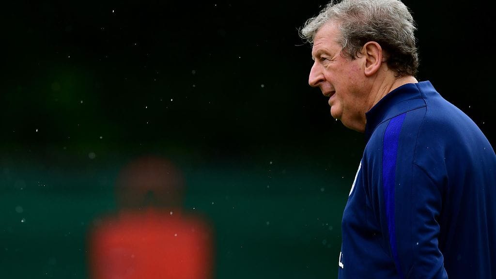 Englannin päävalmentaja Roy Hodgson.