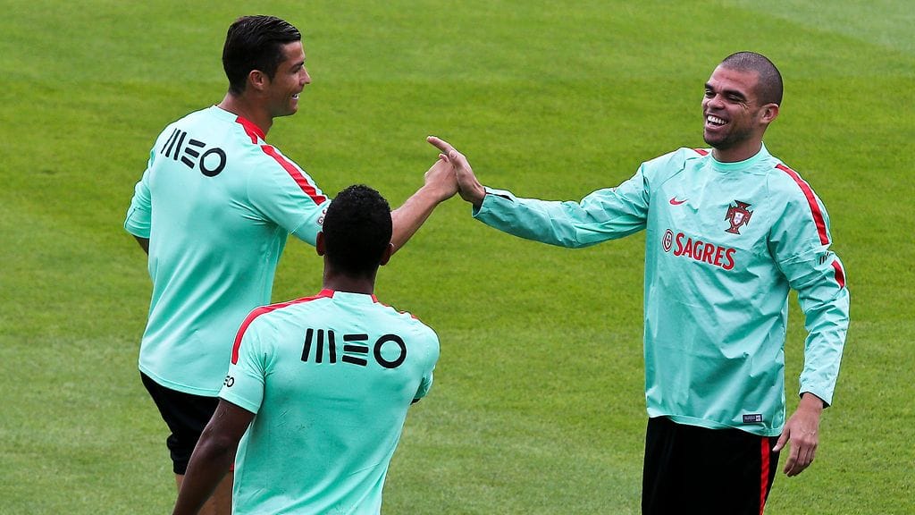 Cristiano Ronaldo, Nani ja Pepe.