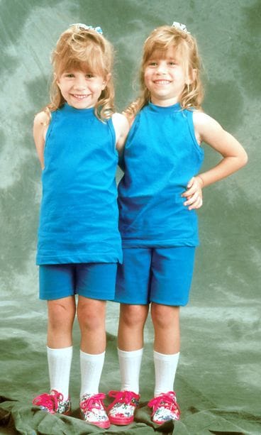 Mary-Kate ja Ashley Olsen 1990-luvun alku