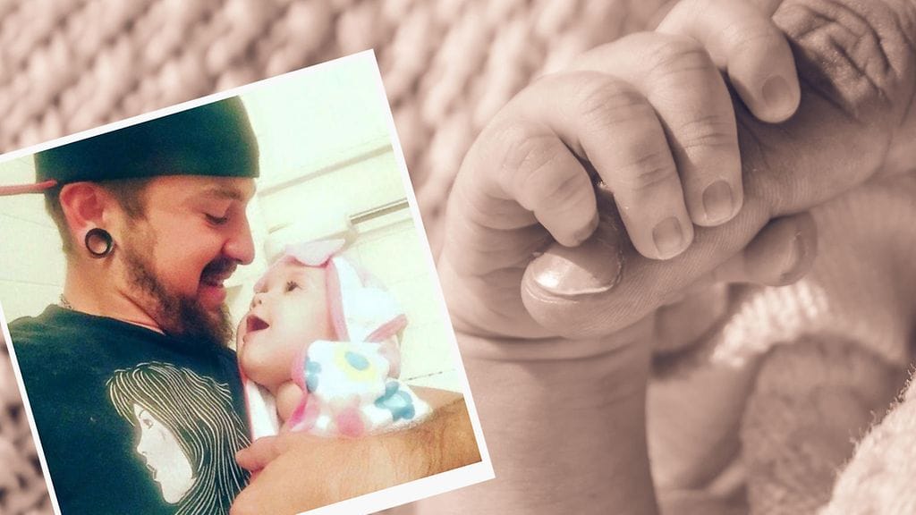 Richard ja hänen pieni tyttärensä. Kuvakaappaus: Faith It