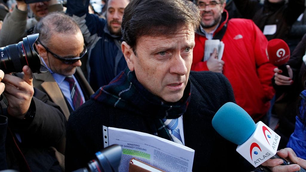 Eufemiano Fuentes saapui oikeuteen Madridissa tiistaina.