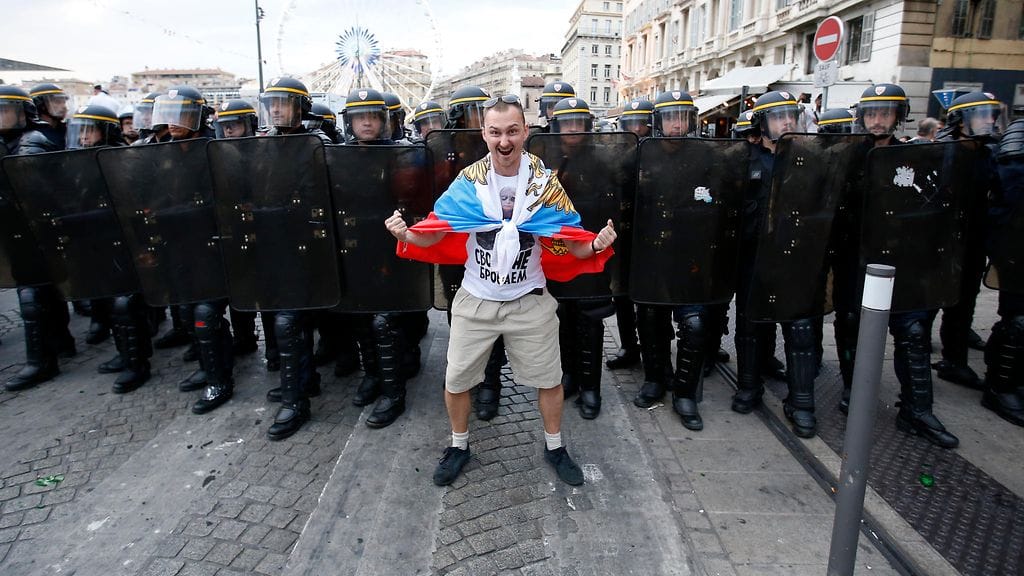 Venäjän kannattaja Marseille EM 2016