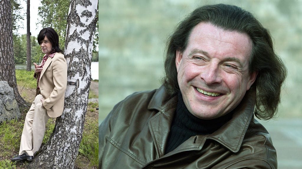 Jari Ahola (vas.) hyppää uutuusmusikaalissa Kirkan rooliin.