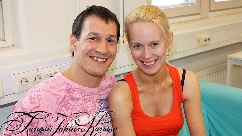 Tanssii Tähtien Kanssa -tähtipari Amin Asikainen ja Jutta Helenius.