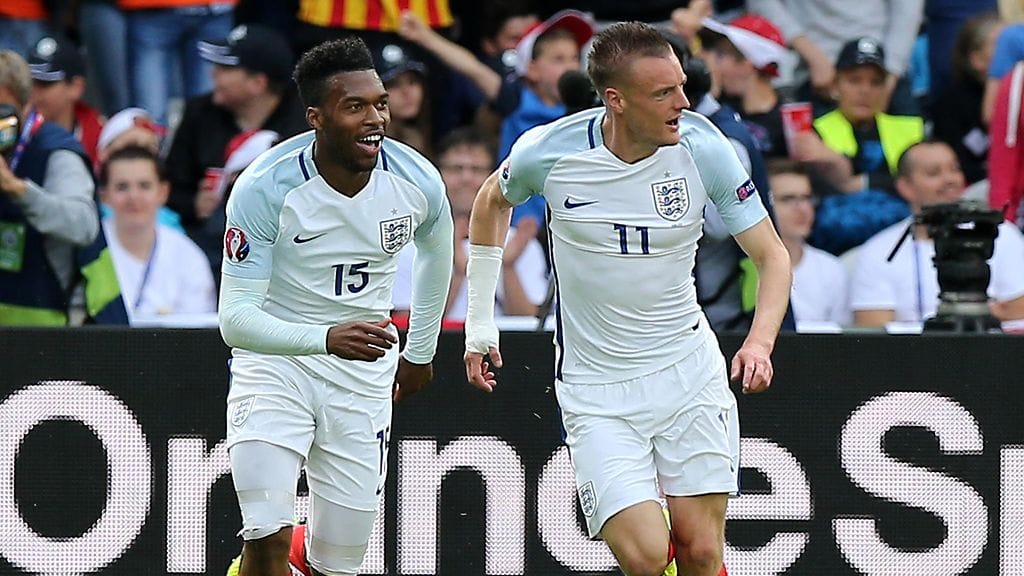 Daniel Sturridge ja Jamie Vardy avaukseen.