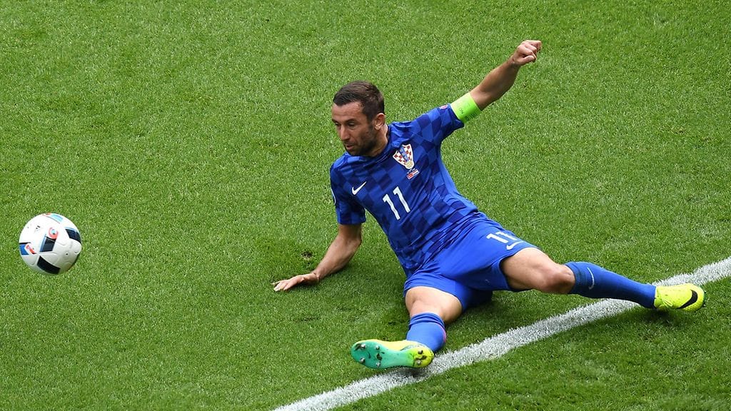 Darijo Srna on Kroatian maajoukkueen konkareita.