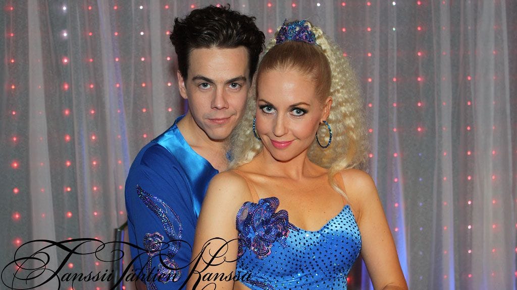 Tanssii Tähtien Kanssa -tähtipari Krisse Salminen ja Matti Puro.