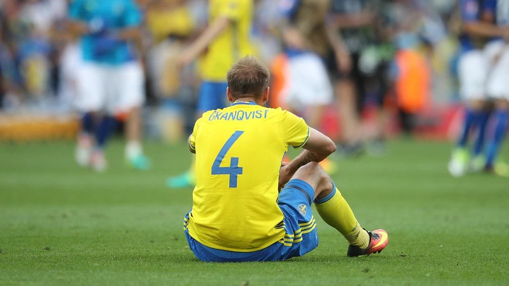 Andreas Granqvist kaatui, ei pilkkua