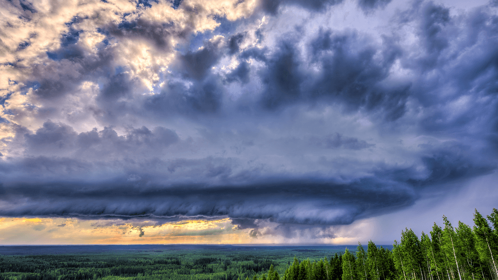 Marko Kontkanen ikuisti nämä upeat ukkospilvet eilen Pohjois-Karjalassa.
