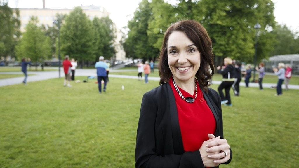 Professori, dementiatutkija Miia Kivipelto Karolinska Instituutista Ruotsista vieraili Tampereella 20. kesäkuuta 2016.