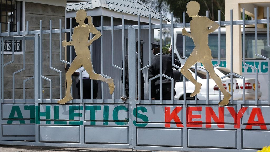 Kenian yleisurheiluliiton päämaja Nairobissa.