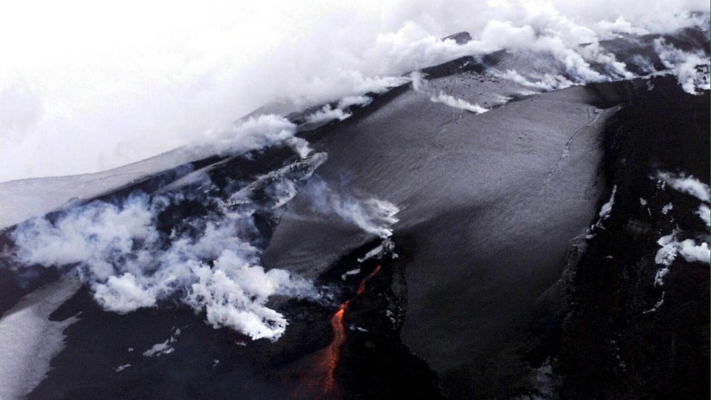 Tulivuori Heklan purkaus vuonna