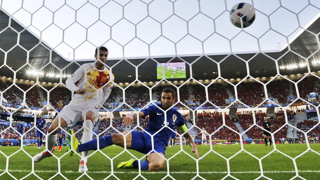 Alvaro Morata ja 1-0