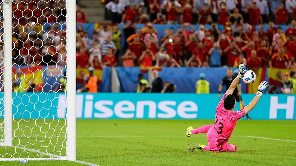 Danijel Subasicin kiistanalainen torjunta