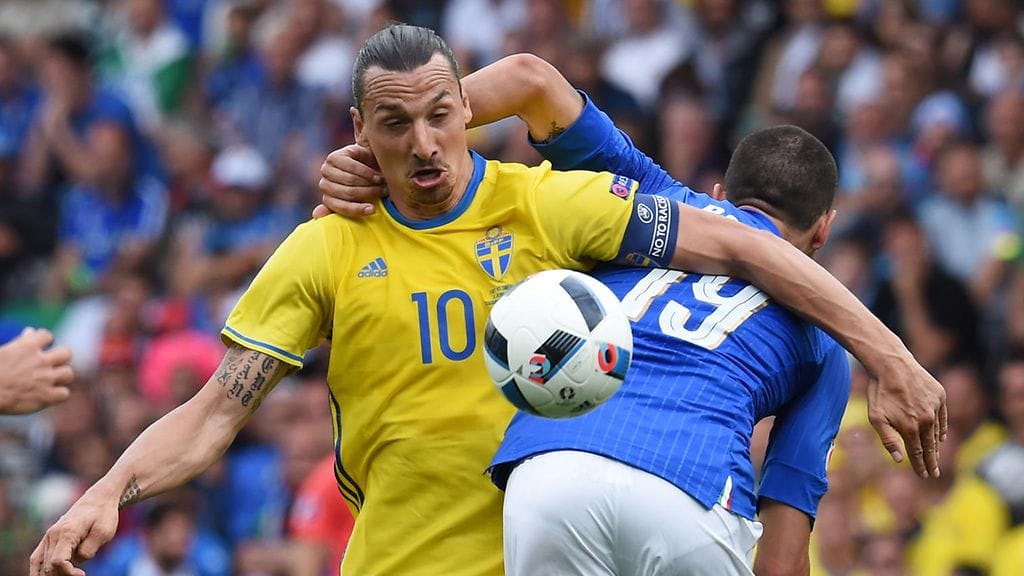 Zlatan Italia-ottelun väännössä