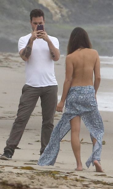 Lea Michele topless