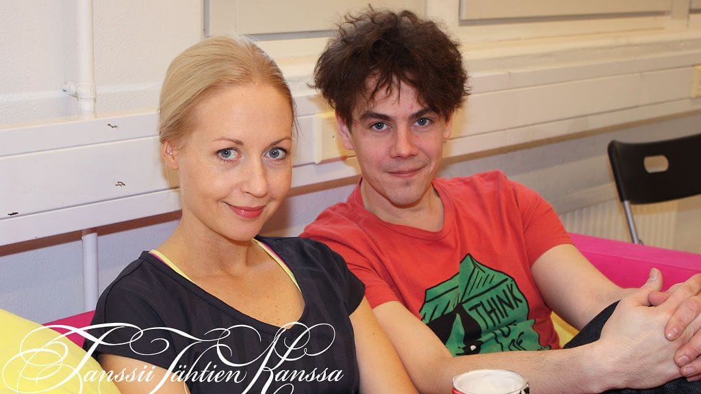 Tanssii Tähtien Kanssa -tähtipari Krisse Salminen ja Matti Puro.