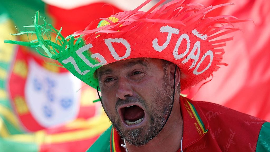 Porgualin fani janoaa voittoa.