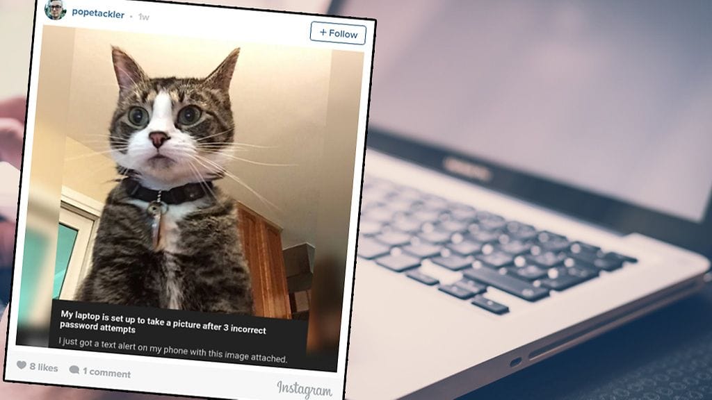 Kuvakaappaus Instagramista.