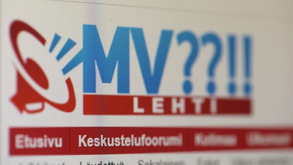 Kuva MV-lehden verkkosivuilta, kuvattu Helsingissä 29. tammikuuta 2016.
