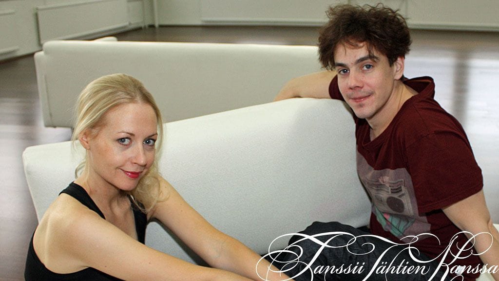 Tanssii Tähtien Kanssa -tähtipari Krisse Salminen ja Matti Puro.